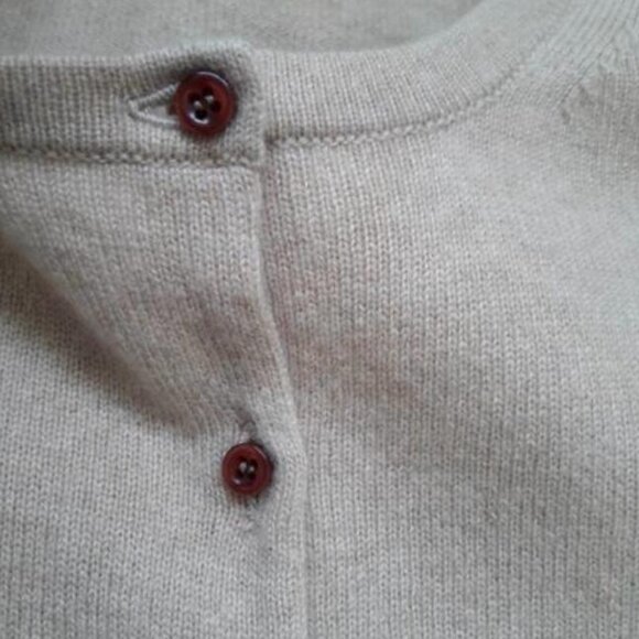 Malo Cashmere Beige Cardigan XS, S - Picture 3 of 4